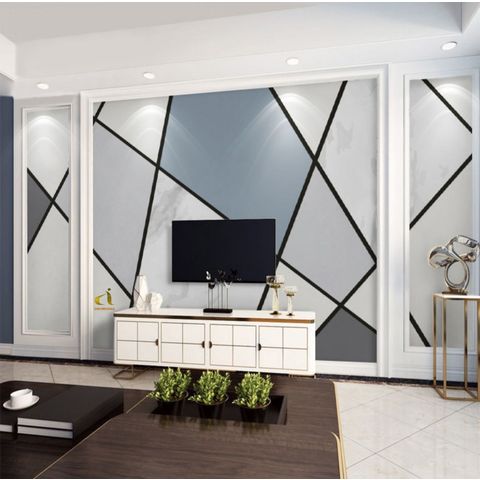 Buy Wholesale China 3d Tv Background Wall Wallpaper New Modern Living Room  Light Luxury Sofa Wall Covering & 3d Tv Background Wall Wallpaper at USD   | Global Sources