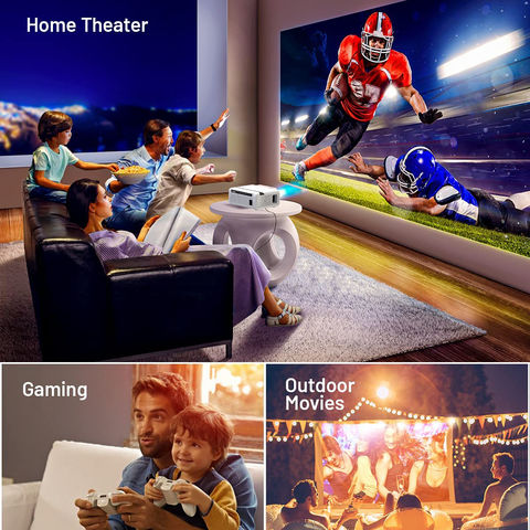 Compre Inalámbrico Home Theater Proyector Android 1080p Teléfono