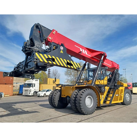 Port Ridge Stacker Port Machinery 10 Ton Container Reach Stacker Srsc1009-6e For ...
