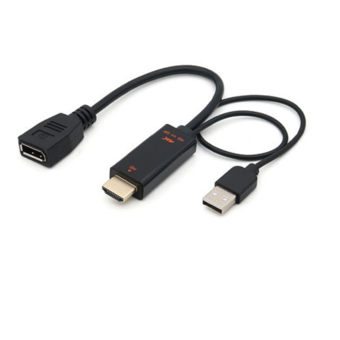 Buy Wholesale China Quality 4k 60hz Hdmi 1.4 Male To Dp 1.2 Female Adapter With Usb2.0 Power Usb A To Hdmi & Dp To Hdtv Convertor at 10 | Global Sources