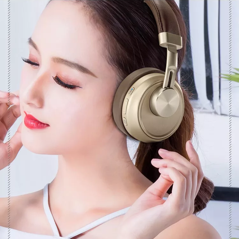 Headset Komputer Nirkabel dan Berkabel Panjang dengan Kabel Audio 3.5mm, Mikrofon Internal Untuk Musik/TV/Rapat/Liburan Warna Hitam