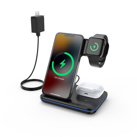 Buy Wholesale China High Quality 3 In 1 Wireless Charging Fast Charger ...