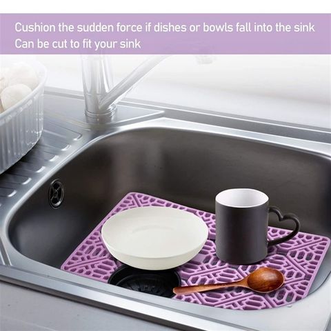 Acheter Tapis de séchage de la vaisselle, comptoir de cuisine, dos en  caoutchouc antidérapant, égouttoir résistant à la chaleur, tapis de cuisine  Super absorbant