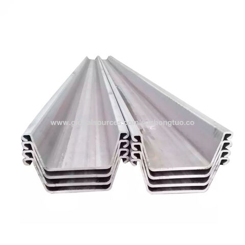 Buy Wholesale China Carbon Steel Sheet Pile Type 2 Sheet Piles Steel
