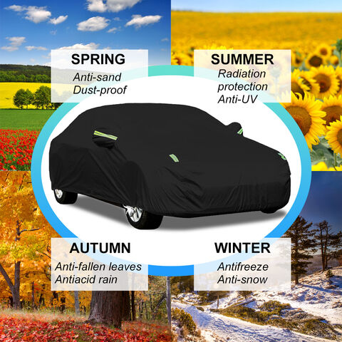 Thermal Car Windshield Protector XXL Cover Winter + Summer anti Ice Scratch