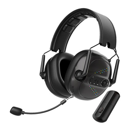 Buy Wholesale China Dual Mode Wired Wireless Headset Ergonomics Over Ear Stereo Led Foldable Pc ...