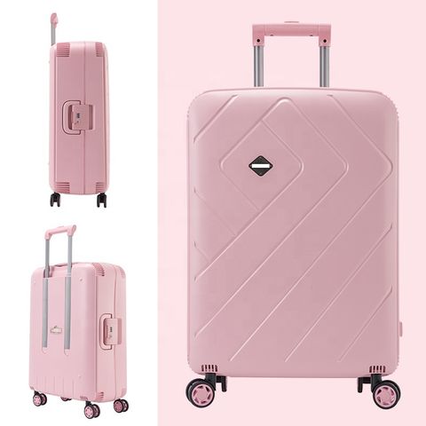 Pink suitcases deals for sale