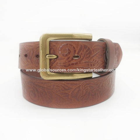 Unisex Casual Wear Men Branded Leather Belts