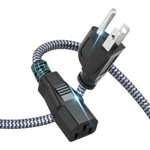 Buy Wholesale China 15ft/4.5m Power Cable 10a 250v Tv Power Cord 18awg ...