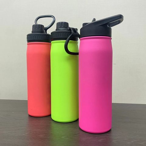 1000ml 1200ml Thermal Water Bottle Large Capacity With Straw Sport