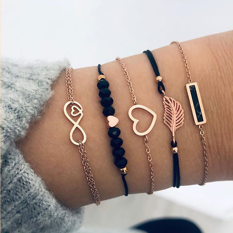100 pcs wholesale infinity bracelet friendship charm