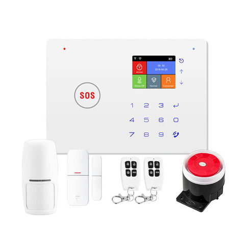 TUYA Smart Life APP WIFI&GSM Wireless Home Security Burglar Alarm