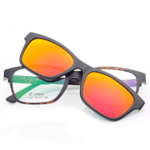 Gafas de sol polarizadas TAC al por mayor con clip en material Ultem for sale at factory direct price