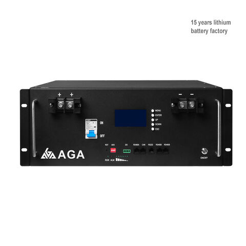 Bulk Buy China Wholesale Aga Rack Mounting 48v 100ah 5kwh Lithium Iron ...