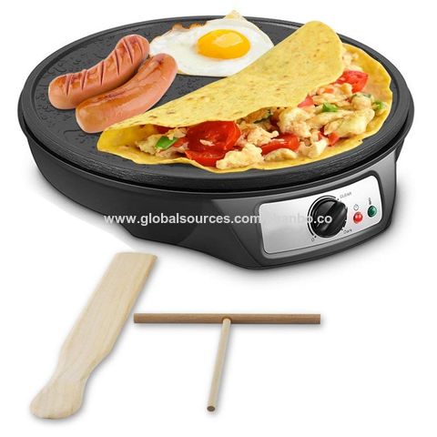 Máquina eléctrica portátil para hacer crepas, huevos, tortitas, tortillas,  utensilios de cocina para el hogar, 1 unidad : : Hogar y Cocina