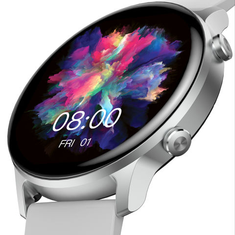 Smart Watch Women Bluetooth Calls for Android iOS Phone Sport Fitness Activity Tracker Female 1.32 inch HD Full Touch Screen Heart Rate Monitor Sleep Monitor Diamond Ladies Rose Gold Steel