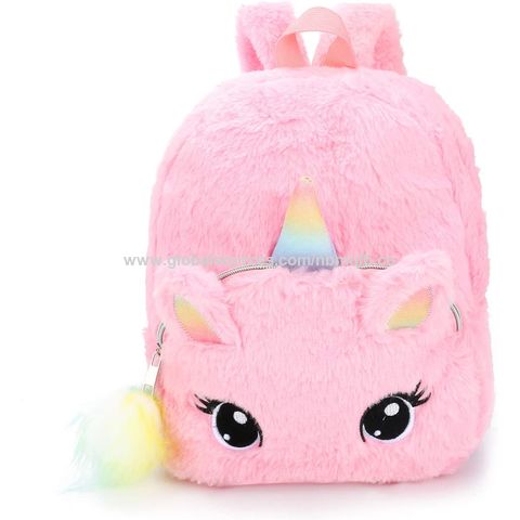 Achetez en gros Sac à Dos Licorne En Peluche Rose, Mini Sac à Dos