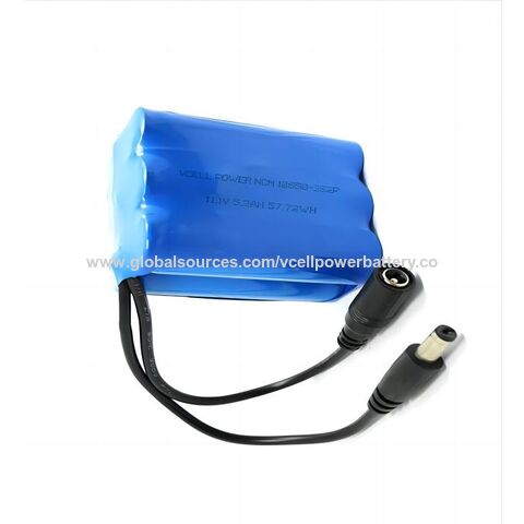 Buy Wholesale China Deep Cycle 12v 5200mah Rechargeable 3s2p 18650