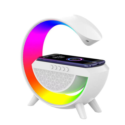 Buy Wholesale China Rgb Table Lamp Bluetooth Speaker With Fast Wireless ...