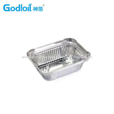 Rectangular Disposable Aluminum Foil Pan Take Out Food Containers