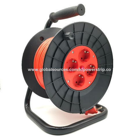 50m Overload Protection Cable Reels Extension Cord Cable Power Socket 4  Outlet Cable Reel - Buy China Wholesale Extension Cord $9.97