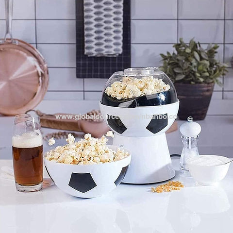 Small Popcorn Machine Popcorn Maker - Mini Electric Popcorn Popper Maker  Air Popper Small Hot Air Popcorn Popper with Measuring Cup and Removable Lid