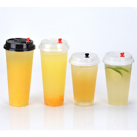 Buy Wholesale China Hot Sale Clear Plastic Cup Lid And Straw Pp Bubble ...