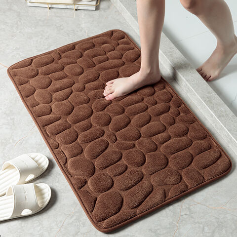 WANALIT Stone Bath Mat, Quick Drying Diatomaceous Earth Shower Mat