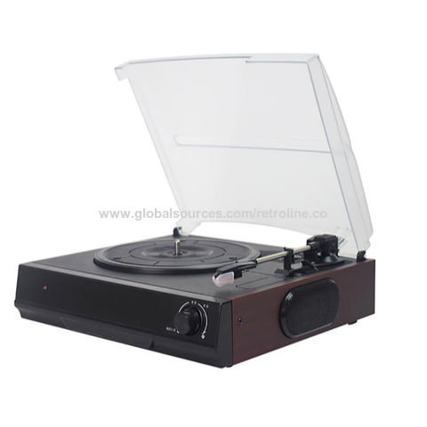 Classic Vintage Gramophone Vinyl Record Vintage CD Player Retro FM