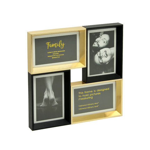 12 Pack 4x6 Picture Frame Black Rustic Photo Frames Bulk for Wall or  Tabletop Display 