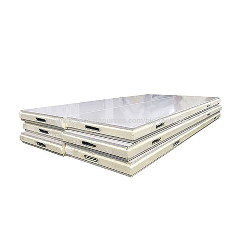 Hochwertige 75mm PU-Sandwichplatten mit Camlock-Verschluss für Kühlräume, Polyurethan-Schaum, Großhandel, Einsatzbereich: -80℃ ~ +100℃