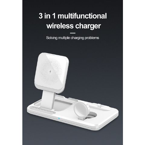 Buy Wholesale China Best Wireless Charging Stands 15w 3 In 1 Magnetic ...