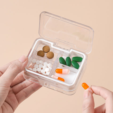 Portable Storage Plastic Tablet Splitter Medicine Organizer Mini Pill  Cutter - China Pill Organizer, Pill Box