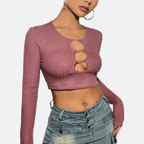 Shein Style Women Sexy Tops Cut-out Crop Fashion Tops, Women Fashion Tops,  Junior Fashion, Fashion Top - Buy China Wholesale Fashion Tops $3.11