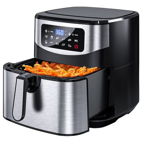 Buy Wholesale China Wholesale Electric Deep Fryer Stainless Steel Large  Square Basket Air Fryer 7l 9l & Air Fryer at USD 28