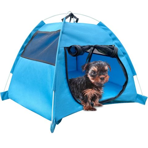 Semi-Enclosed Pet House Tent Christmas Hat Styling Dog Kennel Cat Bed -  China Dog Bed and Cat Bed price