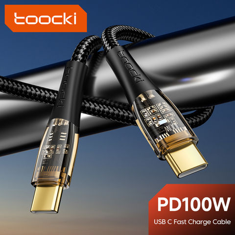 Toocki 100W USB Type C vers USB C câble PD chargeur de charge