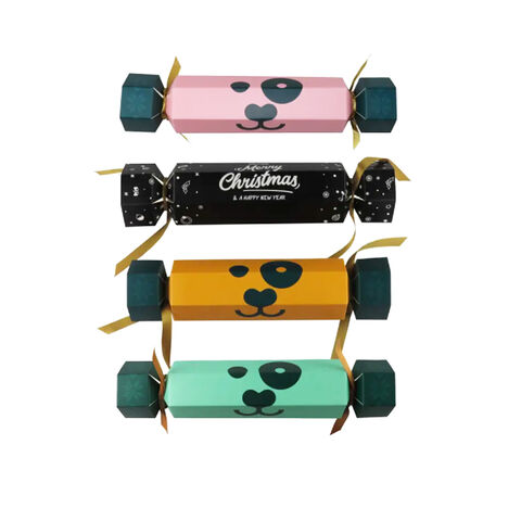 Buy Wholesale China Custom Fillable Xmas Cracker Packaging Clear Bon ...