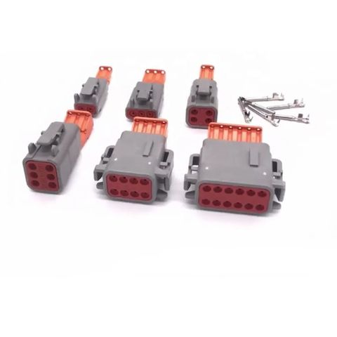 Kit connecteur mâle/femelle 3 à 8 voies série DT