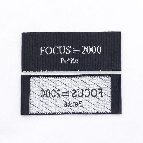1000 pcs WOVEN GARMENT SEWING LABELS MADE IN NEW YORK in Black, Fast  Shipping
