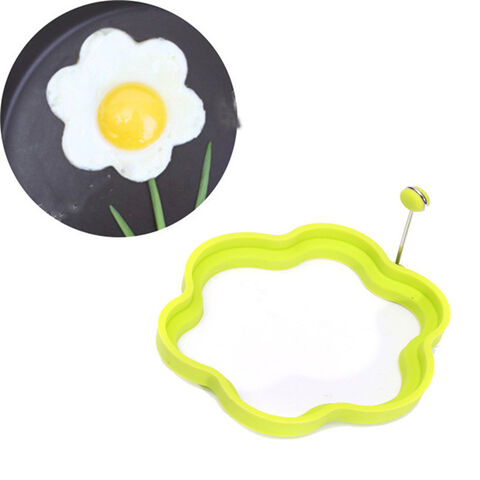 4 pièces Moule Fleur & Design Cœur Œuf Au Plat