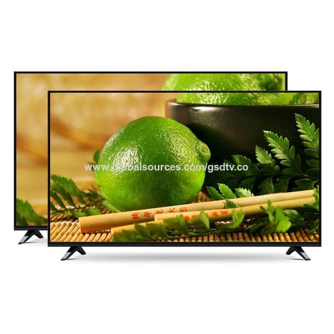 60‘’ inch lcd monitor and android smart curved screen TV Dolby DVB-T2 S2  wifi bluetooth TV led television tv