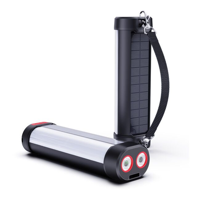 Atacado de lanternas solares de acampamento, lâmpada de acampamento solar portátil recarregável USB para barracas de caminhada