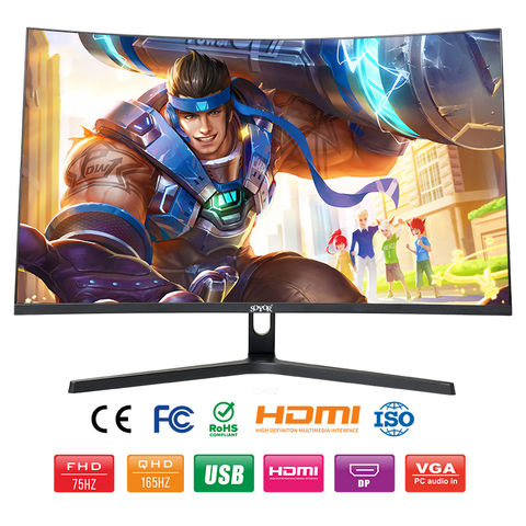 32 Inch IPS FHD/2K Curved 144Hz Frameless Gaming Monitor - China