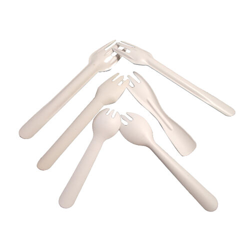 Factory Direct Paper Forks Eco-friendly Disposable Fork Paper Fork ...