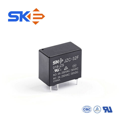 Buy Wholesale China 18vdc,0.45w/3a Power Relay, 1 Form C, Jzc-32f