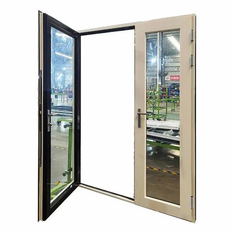 Buy Wholesale China Double Glass Exterior Aluminium Swing Patio Doors ...