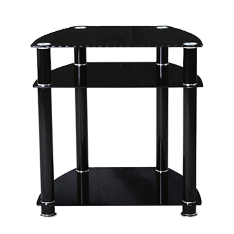 Suporte de TV moderno de alta demanda, vidro temperado e tubo de alumínio - Venda por atacado for sale at factory direct price
