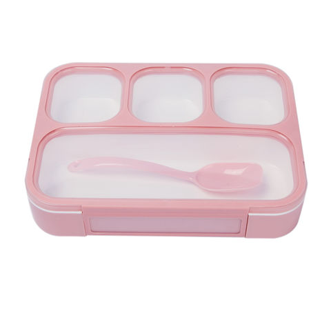 Buy Wholesale China Lunch Boxes 4 Compartment Plastic School Student ...