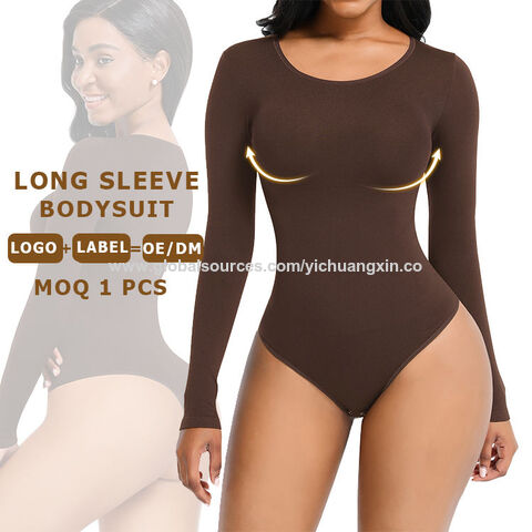 Corsets & gaines ventre plat, Body sculptant string manches longues sur mesure, grandes tailles for sale at factory direct price